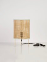Canto Tischleuchte E27 1x12W, IP20, Natur Rattan – Bild 4