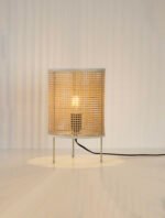Canto Tischleuchte E27 1x12W, IP20, Natur Rattan – Bild 5
