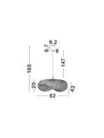 Adaline Hängelampe E27 1x12W, IP20, Natur-Bambus – Bild 8