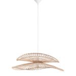 Artic Hängelampe E27 1x12W, IP20, White Wash Bamboo