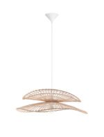 Artic Hängelampe E27 1x12W, IP20, White Wash Bamboo