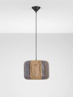 Abby Hängelampe E27 1x12W, IP20, Natur/Blau/Gelb/Schwarz – Bild 4