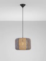 Abby Hängelampe E27 1x12W, IP20, Natur/Blau/Gelb/Schwarz – Bild 5