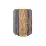 Abby Tischleuchte E27 1x12W, IP20, Natur-Blau-Gelb