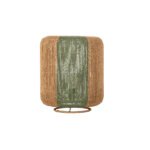 Dena Tischleuchte E27 1x12W, IP20, Natur/Grün