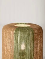 Dena Tischleuchte E27 1x12W, IP20, Natur/Grün – Bild 6