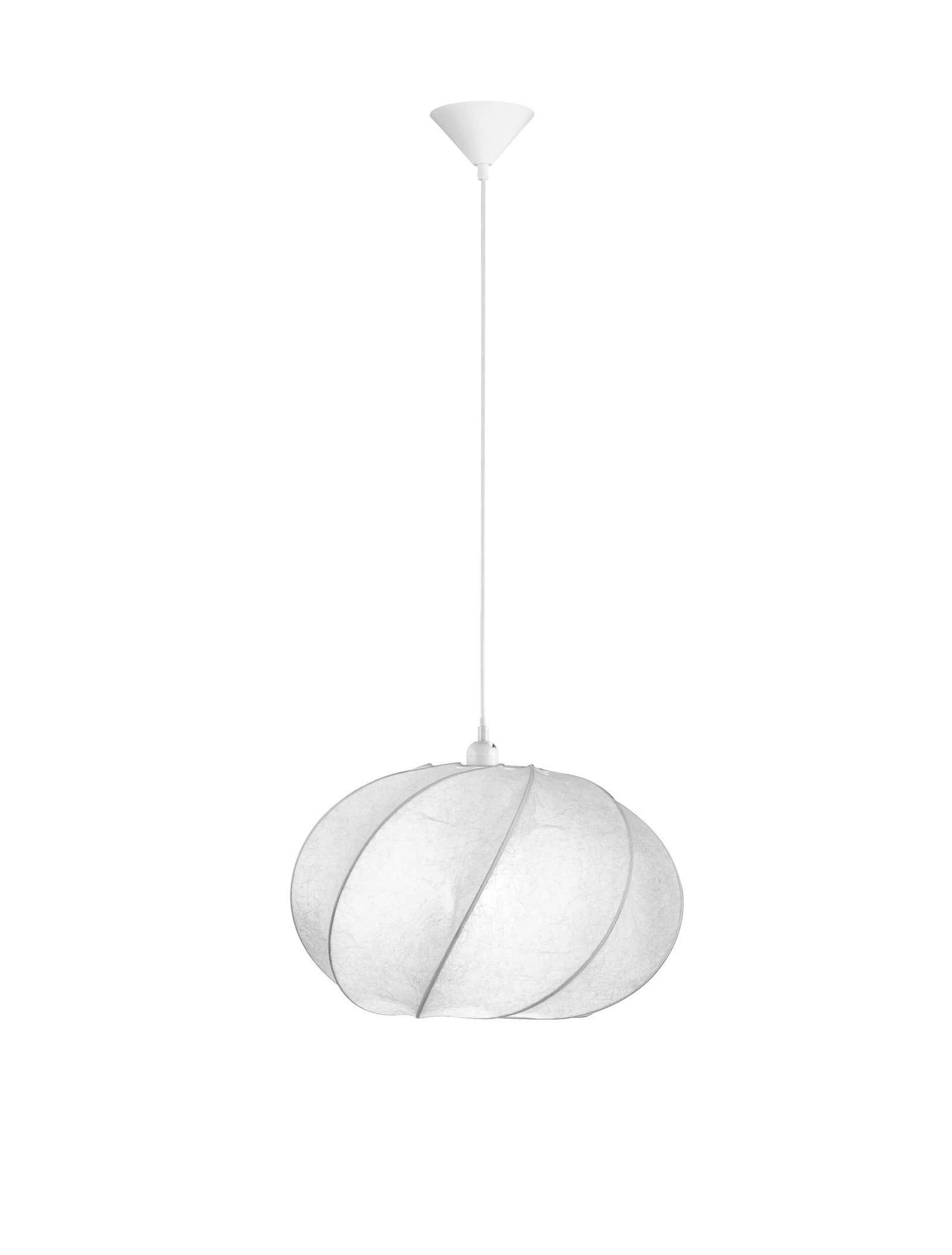 9586618_2 Bora Hängelampe E27 1x12W, IP20, Artificial Silk & Sandy White – Bild 1