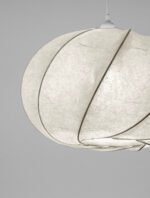 Bora Hängelampe E27 1x12W, IP20, Artificial Silk & Sandy White – Bild 6