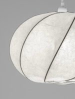 Bora Hängelampe E27 1x12W, IP20, Artificial Silk & Sandy White – Bild 7