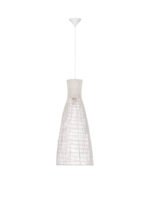 Niro Hängelampe E27 1x12W, IP20, Natur-Rattan