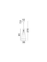 Niro Hängelampe E27 1x12W, IP20, Natur-Rattan – Bild 7