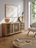 Mapi Tischleuchte E27 1x12W, IP20, Natur/Rot – Bild 2