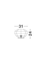 Mapi Tischleuchte E27 1x12W, IP20, Natur/Blau – Bild 7