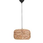Ponn Hängelampe E27 1x12W, IP20, Natur/Sandy Black