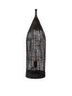 Naos Tischleuchte E27 1x12W, IP20, Schwarz-Sandy Black