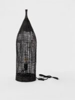 Naos Tischleuchte E27 1x12W, IP20, Schwarz-Sandy Black – Bild 4