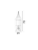 Naos Tischleuchte E27 1x12W, IP20, Schwarz-Sandy Black – Bild 7