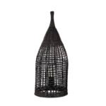 Naos Tischleuchte E27 1x12W, IP20, Schwarz-Sandy Black