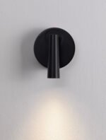 Tico LED-Wandleuchte 3W, IP20, Matt Schwarz, 3000K – Bild 10