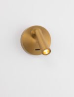 Tico LED-Wandleuchte 3W, IP20, Matt Gold, 3000K – Bild 6