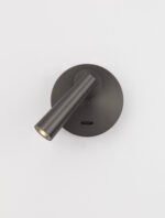 Tico LED-Wandleuchte 3W, IP20, Black Nickel, 3000K – Bild 6