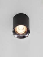 Aneto LED-Deckenleuchte 10W, IP20, Matt Schwarz-Dunkelchrom – Bild 4