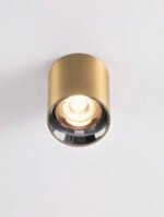 Aneto LED-Deckenleuchte 10W, IP20, Matt Gold, 3000K – Bild 5