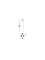 Etho LED-Deckenleuchte 6W, IP20, Schwarznickel, 3000K, 30 cm – Bild 7
