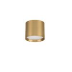 Ziaza LED-Deckenleuchte 10W, IP20, Mattgold, 3000K