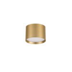Ziaza LED-Deckenleuchte 17W, IP20, Mattgold, 3000K