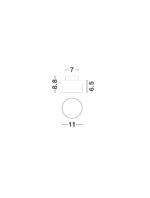 Ozen LED-Deckenleuchte 16W, IP20, Matt Gold, Up & Down – Bild 6