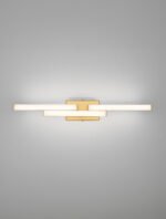 Atom LED-Badleuchte 14W, IP44, Gold, 4000K – Bild 4