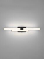 Atom LED-Badleuchte 14W, IP44, Matt Schwarz, 4000K, dimmbar – Bild 8
