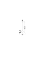 Dione LED-Hängelampe 5W, IP20, Sandy Black/Smokey, 3000K – Bild 7