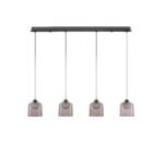 Dione LED-Hängelampe 20W, IP20, Sandy Black/Smokey, 3000K