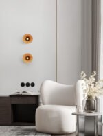 Onia Wandleuchte E14 1x5W, IP20, Sandy Black-Gold – Bild 2