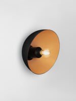 Onia Wandleuchte E14 1x5W, IP20, Sandy Black-Gold – Bild 5