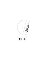 Onia Wandleuchte E14 1x5W, IP20, Sandy Black-Gold – Bild 7