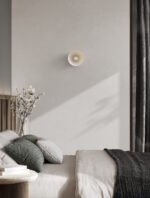 Onia Wandleuchte E14 1x5W, IP20, Sandy White – Bild 6