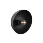 Onia Wandleuchte E14 1x5W, IP20, Dunkelgrau-Schwarz