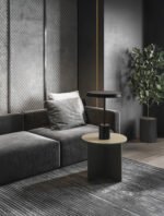 Ophelia LED-Tischleuchte 17W, IP20, Matt Schwarz-Holzoptik – Bild 2