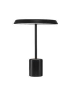 Ophelia LED-Tischleuchte 17W, IP20, Matt Schwarz-Holzoptik