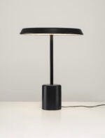 Ophelia LED-Tischleuchte 17W, IP20, Matt Schwarz-Holzoptik – Bild 5