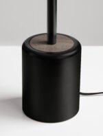 Ophelia LED-Tischleuchte 17W, IP20, Matt Schwarz-Holzoptik – Bild 8