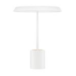 Ophelia LED-Tischleuchte 17W, IP20, Matt Weiß-Holzoptik, 3000K