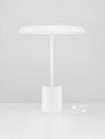 Ophelia LED-Tischleuchte 17W, IP20, Matt Weiß-Holzoptik, 3000K – Bild 4