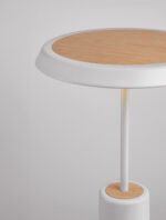 Ophelia LED-Tischleuchte 17W, IP20, Matt Weiß-Holzoptik, 3000K – Bild 6