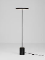Ophelia LED-Stehleuchte 27W, IP20, Matt Schwarz-Holzoptik – Bild 5