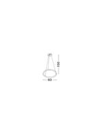Lonela LED-Pendelleuchte 25W, IP20, Sandy Black,dimmbar – Bild 7