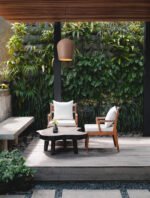 Omio Pendelleuchte E27 1x12W, IP55, Red Sandstone – Bild 2